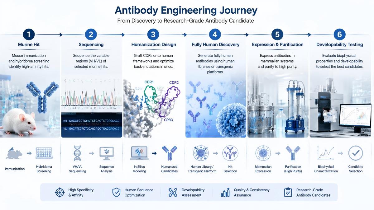From_murine_antibodies_to_candidate_molecules